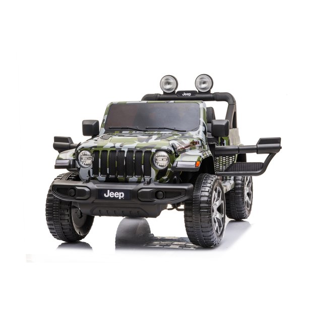 Elektrinis važiuojantis automobilis Jeep Wrangler Rubicon DK-JWR555 Camo 10
