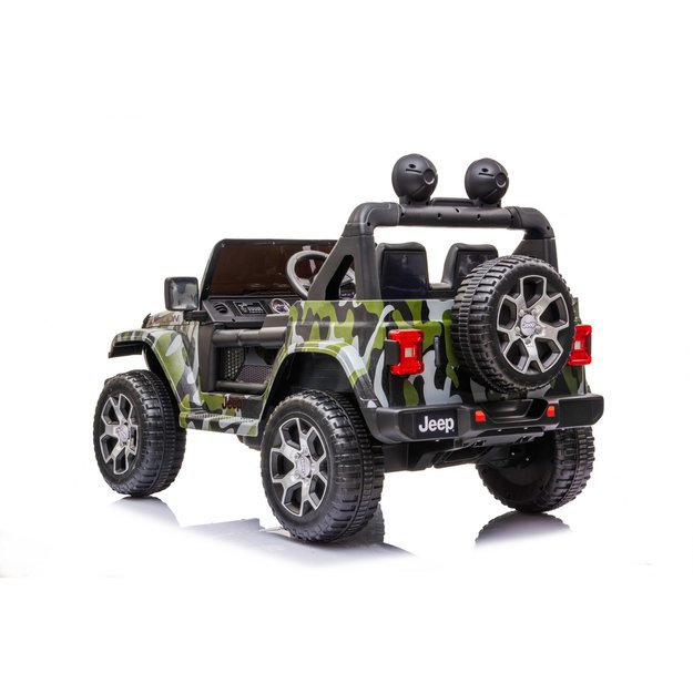 Elektrinis važiuojantis automobilis Jeep Wrangler Rubicon DK-JWR555 Camo 8