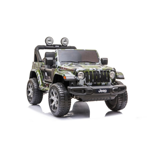 Elektrinis važiuojantis automobilis Jeep Wrangler Rubicon DK-JWR555 Camo 14