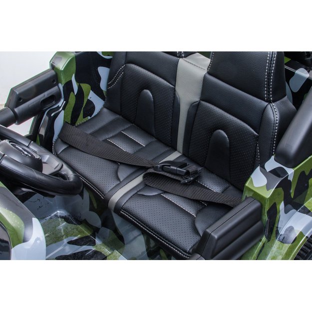 Elektrinis važiuojantis automobilis Jeep Wrangler Rubicon DK-JWR555 Camo 11