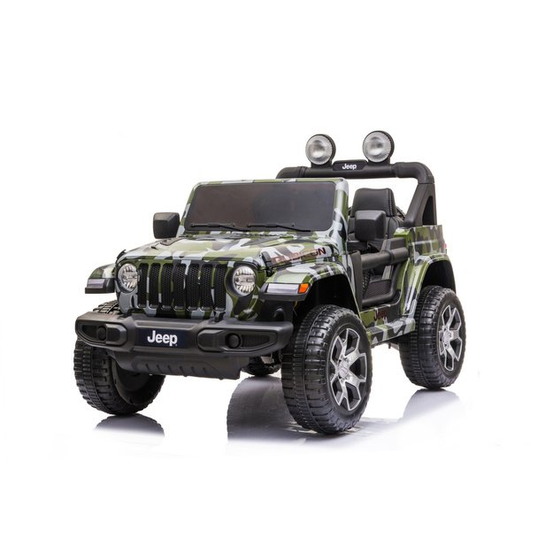 Elektrinis važiuojantis automobilis Jeep Wrangler Rubicon DK-JWR555 Camo 15