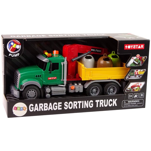 Sunkvežimių automobilinis kranas Transporto šiukšlių dėžė Garsas 7