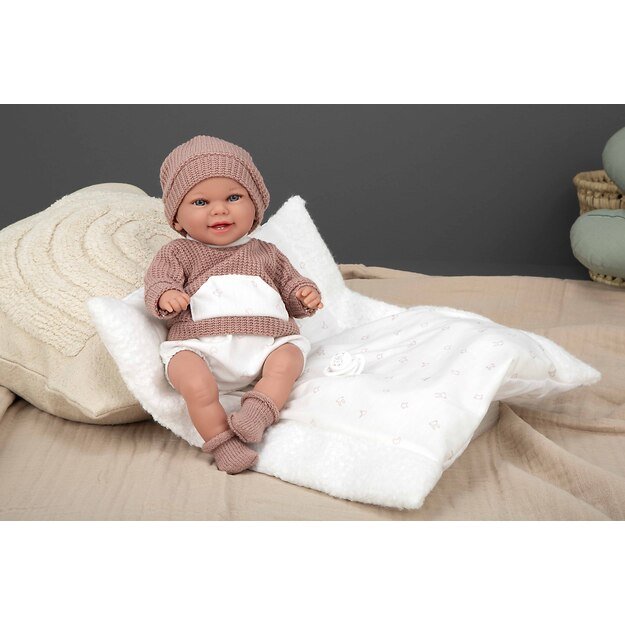 Arias kūdikėlis su megztuku, 35 cm 3