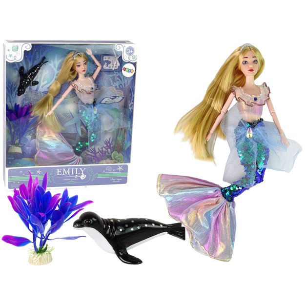 Emily the Mermaid Baby Doll Green Accessories