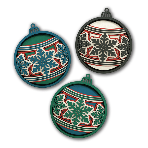 Splat Planet 3D medinis paveikslas, Kalėdiniai žaisliukai 1