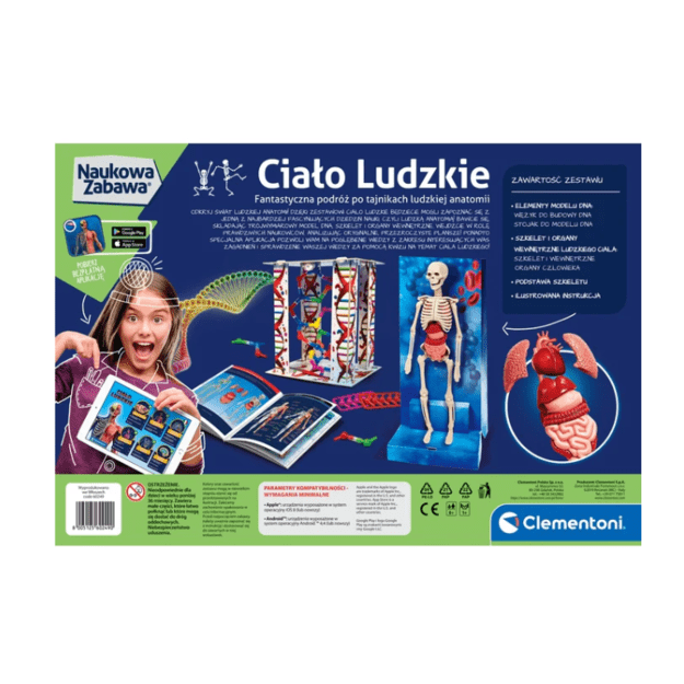 Mokslas Pramogos Žmogaus kūnas Clementoni 60249