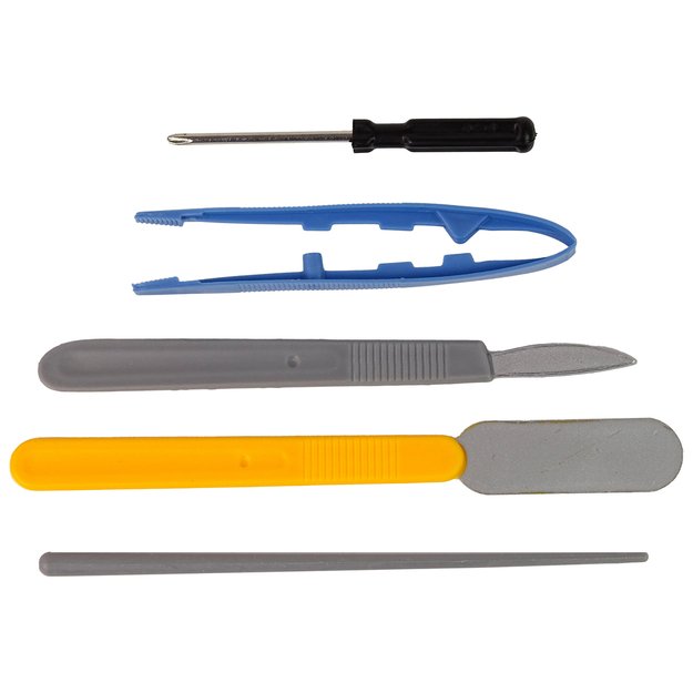 Vaikų mikroskopo mokomasis rinkinys geltonas 3