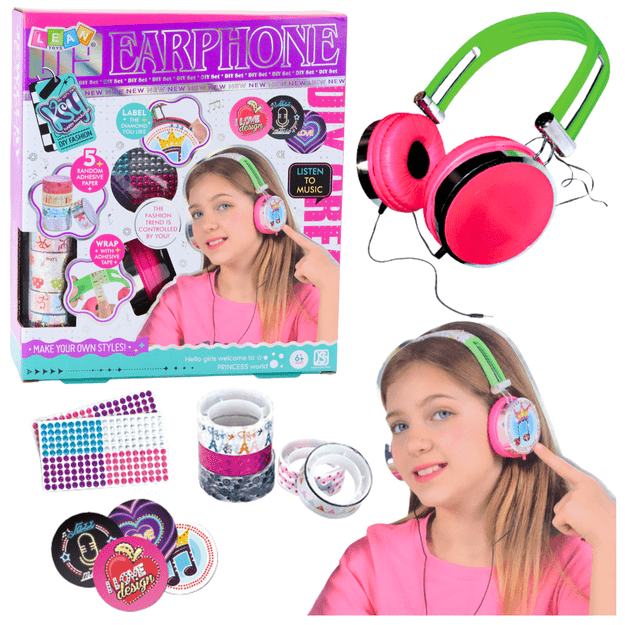 DIY Wired Earphones Creative Kit for Decorating
