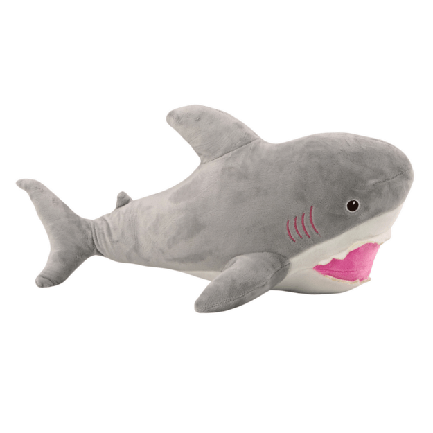 Plush Shark Mascot Cuddly Toy 50cm Gray