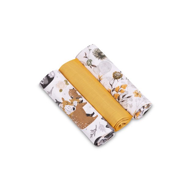 MUSLIN DIAPER 3-PACK 60X80 EG-0009