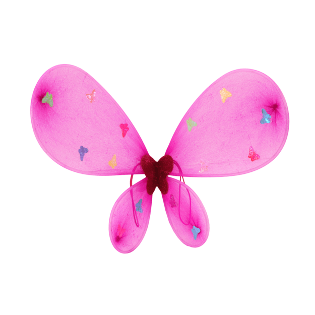 Fėjos Kostiumas Tamsiai Rožinis 2