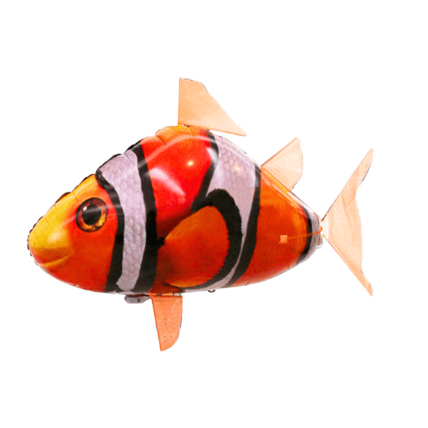 Remote Controlled Fish R/C Clownfish Orange Flying Balloon