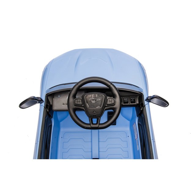 Ford Mustang Mach-E Blue 24V Battery-Powered Car 8