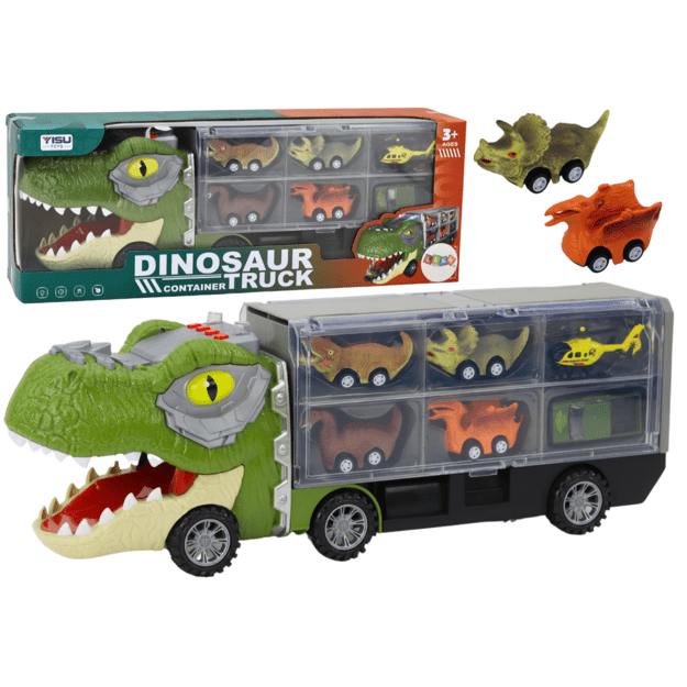 Dinozaurų sunkvežimių transportavimo spyruoklės 6vnt.