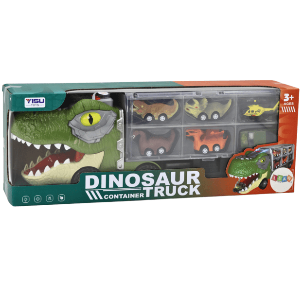 Dinozaurų sunkvežimių transportavimo spyruoklės 6vnt. 8