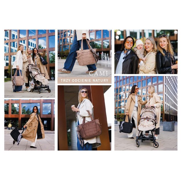 1672/02 STROLLER BAG CAMI BEIGE 9
