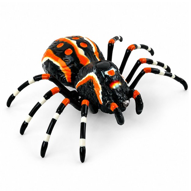 Nuotoliniu būdu valdomas voras Tarantulas infraraudonųjų spindulių juodas R/C ST