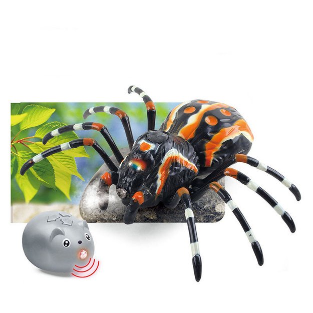 Nuotoliniu būdu valdomas voras Tarantulas infraraudonųjų spindulių juodas R/C ST 1