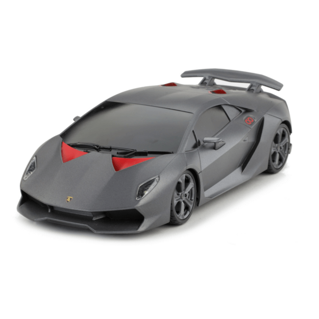 RC sportinis automobilis 1:18 nuotoliniu būdu valdomas Lamborghini Sesto Elemento pilkos spalvos 3
