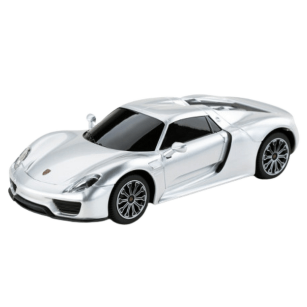RC Sports Car 1:24 Remote Controlled Porsche 918 Spyder Silver