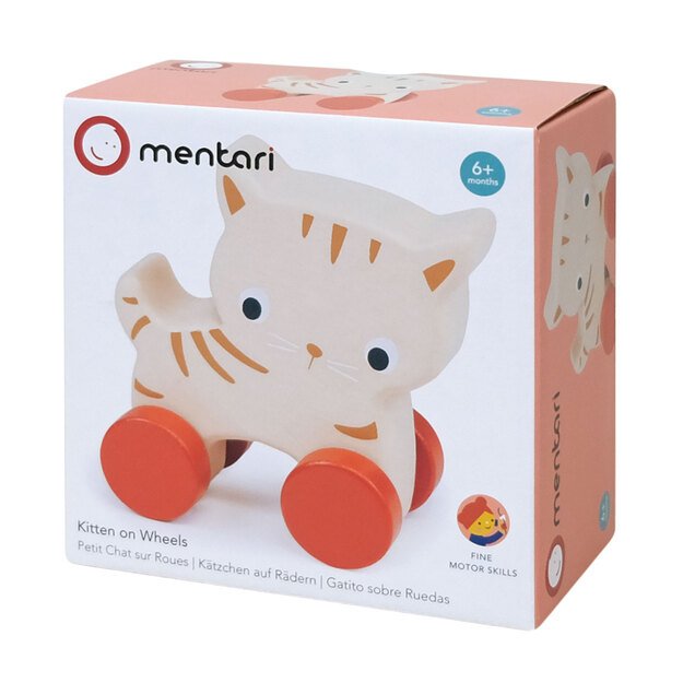 Mentari Kaķītis ar 4 riteņiem