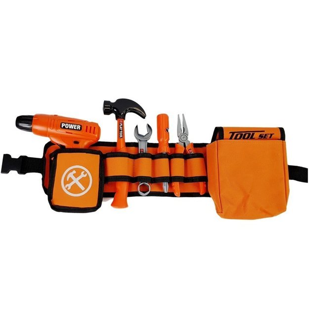 Handyman Set Belt Drill Screwdriver Pliers Hammer