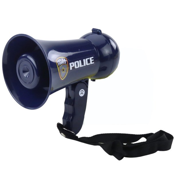 Interactive Police Megaphone Police Siren Sounds Lanyard 1