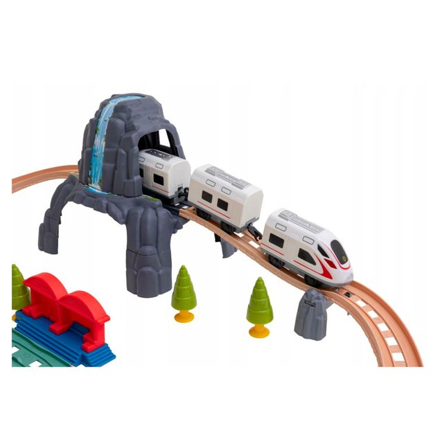 Dinosaur Park Electric Train Set with Lights and Sounds 76 cm 3