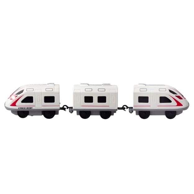 Elektrinis traukinys su dinozaurais, šviesomis ir garsais, 76 cm modelis