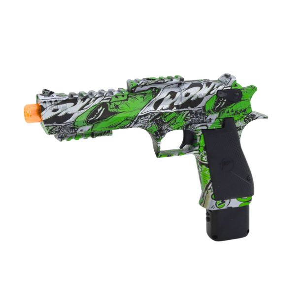 Electric Water Bullet Gun, 2in1 Arrows, Green 2