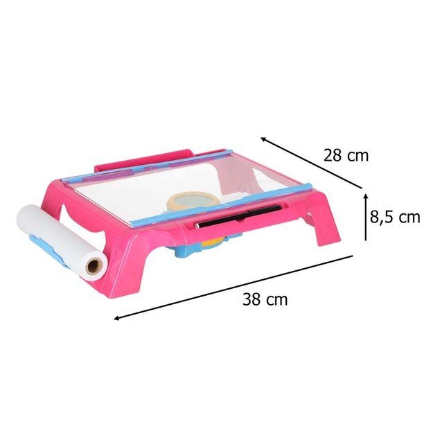 Projektoriaus pie&scaron;imo stalo kortelė rožinės spalvos 11