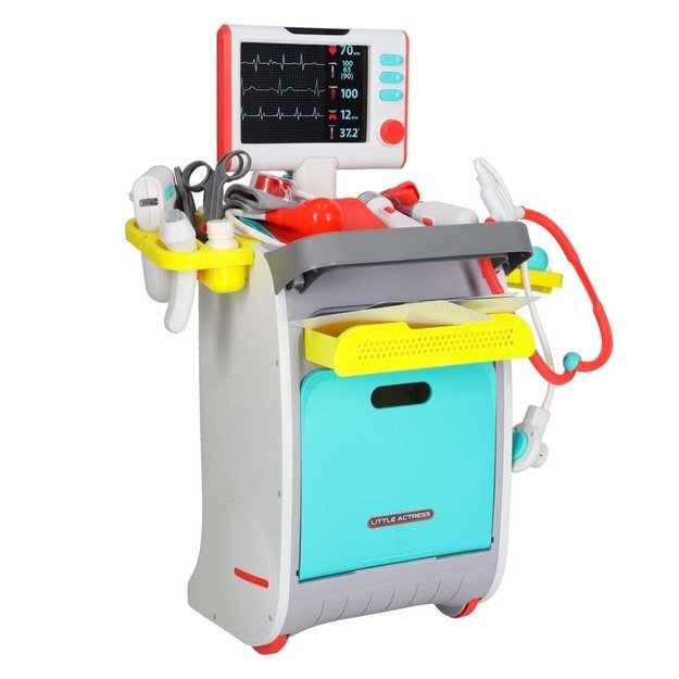 Didelis gydytojo rinkinys medicininė stotis mažas gydytojas ekg rentgeno &scaron;viesa garsas 1