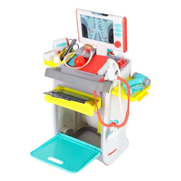 Didelis gydytojo rinkinys medicininė stotis mažas gydytojas ekg rentgeno &scaron;viesa garsas 2