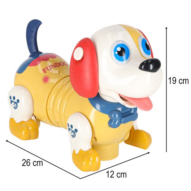 Interaktyvus &scaron;uo su kaulu robotas reaguoja į prisilietimą 11