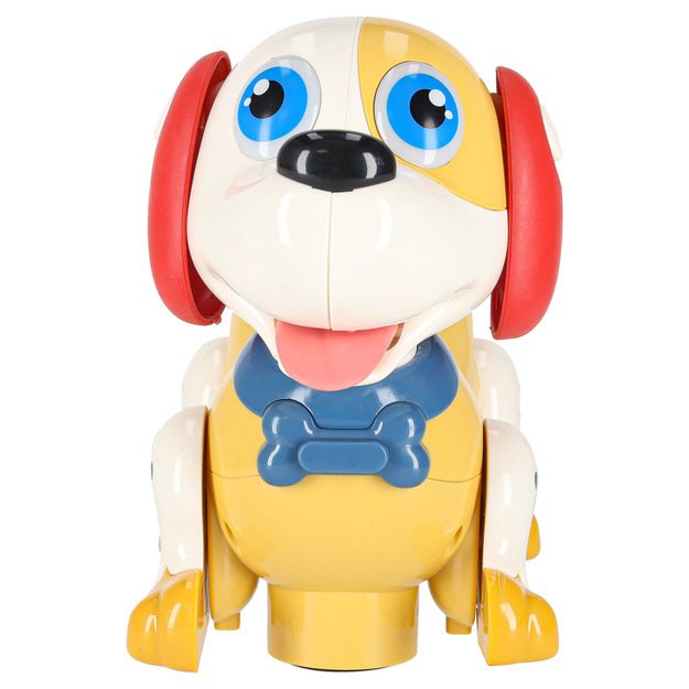 Interaktyvus &scaron;uo su kaulu robotas reaguoja į prisilietimą 5