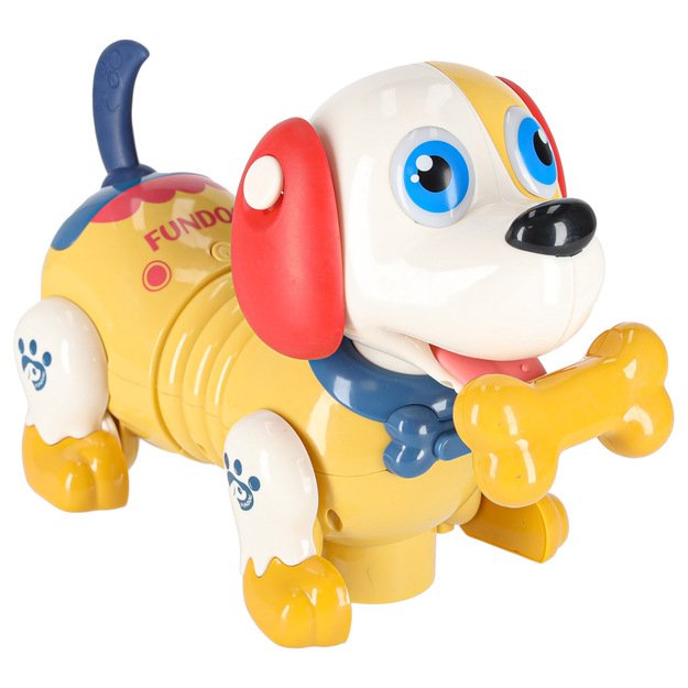 Interaktyvus &scaron;uo su kaulu robotas reaguoja į prisilietimą 6