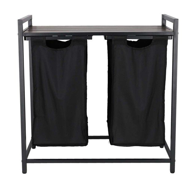 Skalbinių krep&scaron;ys 2 skyriai su lentyna vir&scaron;uje, palėpės &scaron;iuk&scaron;liadėžė 80 l 4