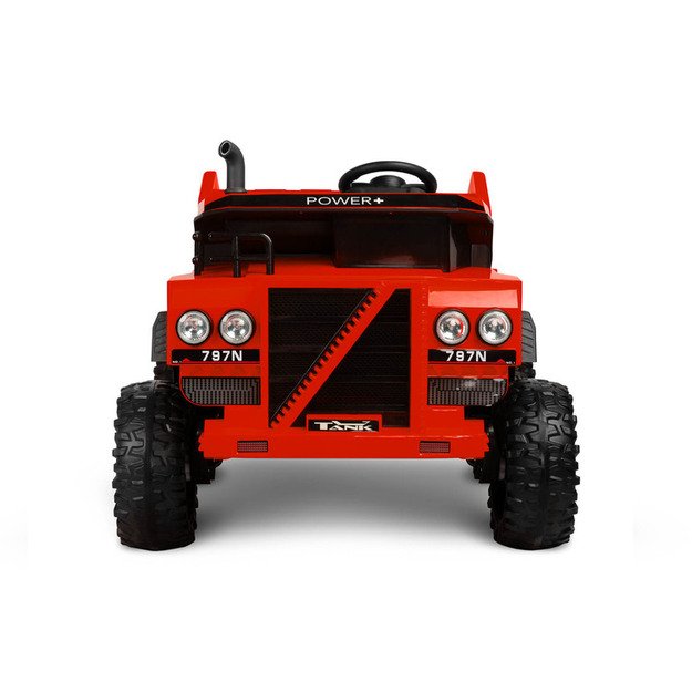 BATTERY VEHICLE TOY TIPPER TRUCK TANK RED 3