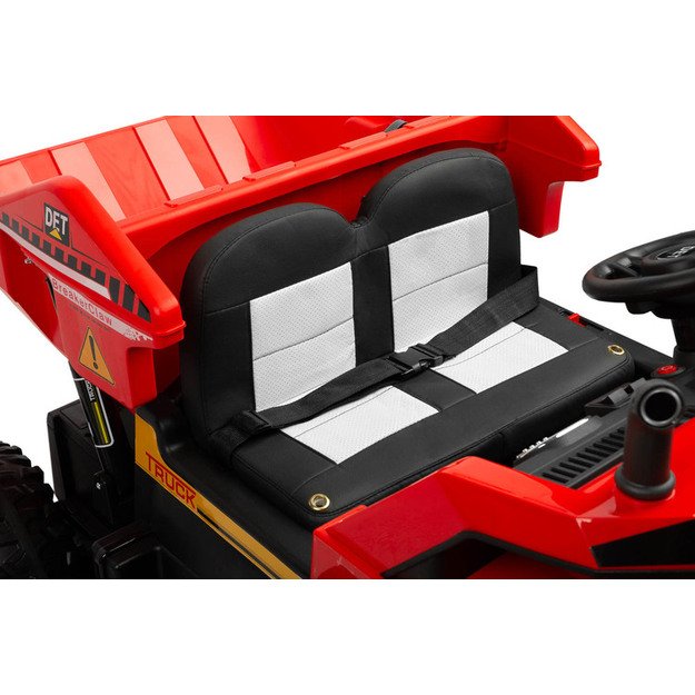 BATTERY VEHICLE TOY TIPPER TRUCK TANK RED 12