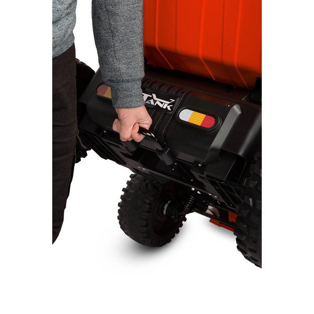 BATTERY VEHICLE TOY TIPPER TRUCK TANK RED 22