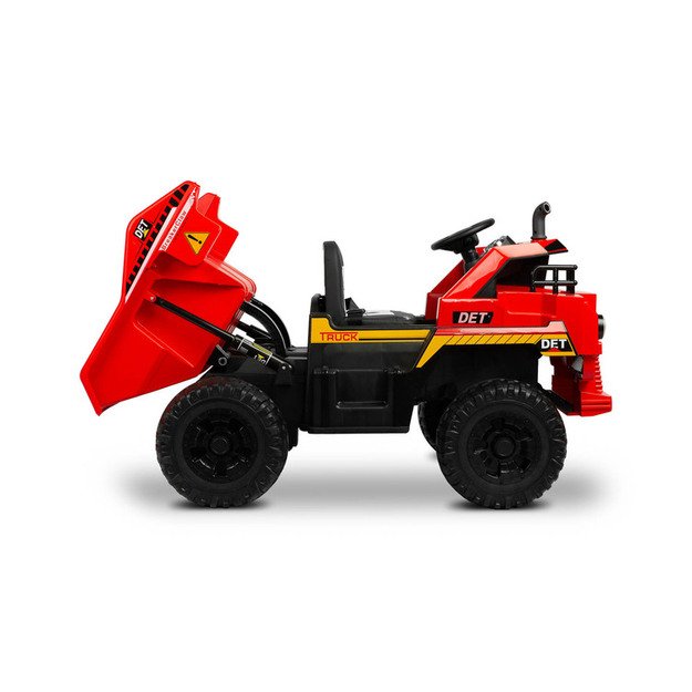BATTERY VEHICLE TOY TIPPER TRUCK TANK RED 7