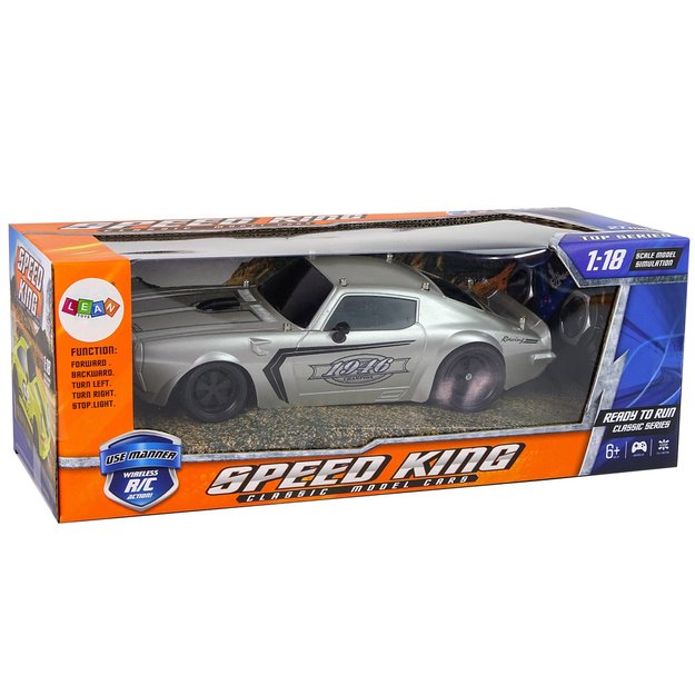 Nuotoliniu būdu valdomas sportinis automobilis R/C 1:18 5