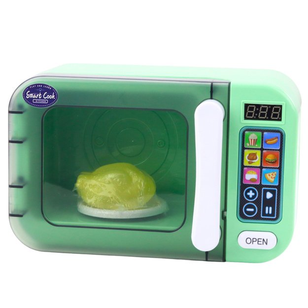 Microwave For Kids Rotating Chicken Lights Sounds Green 1