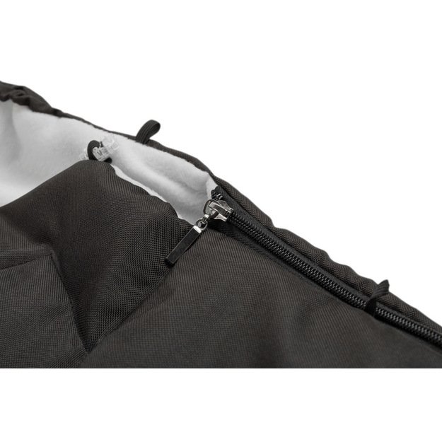 Romper Bag for Pushchair– black polar fleece (95x40) 
