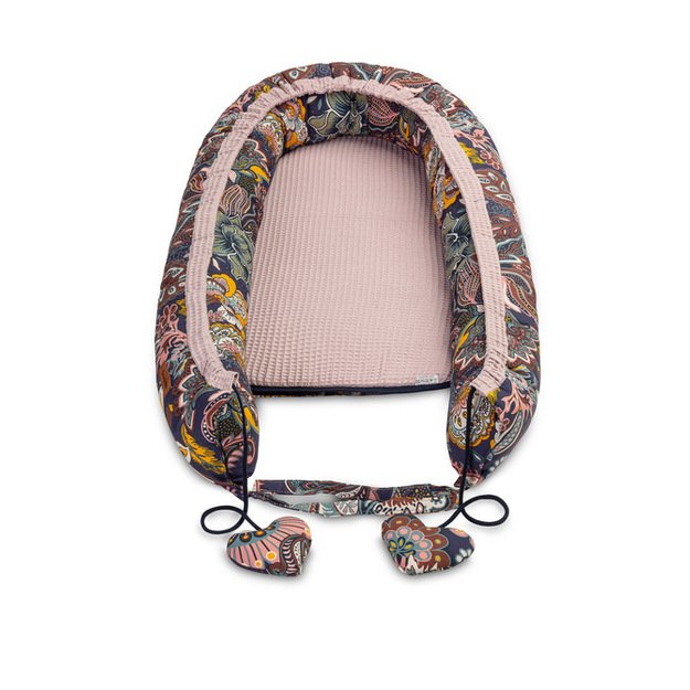 Waffle Nest/Baby Cocoon – boho dusty rose