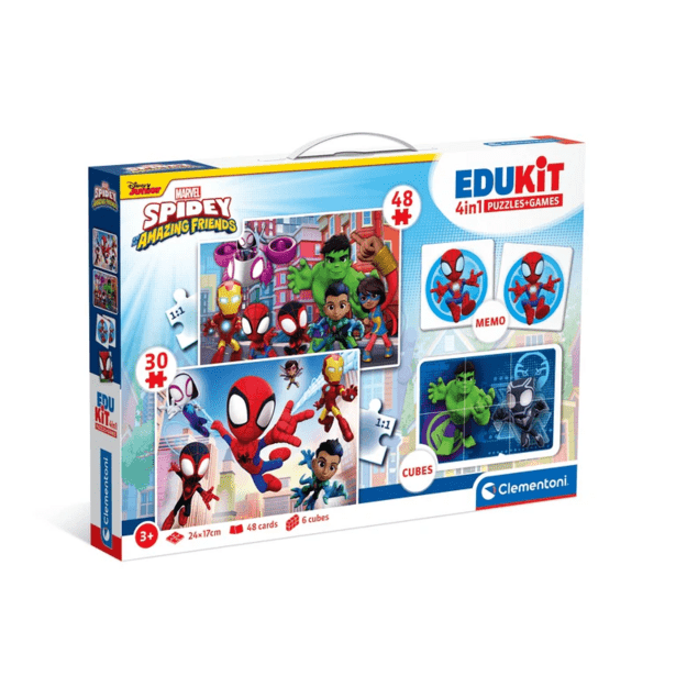 Educational Set Puzzle, Memo & Blocks MARVEL SPIDEY Clementoni 18295 3