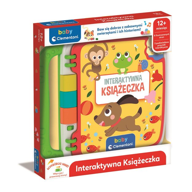 Interactive Animals Book Polish Language &ndash; Clementoni 50388 1