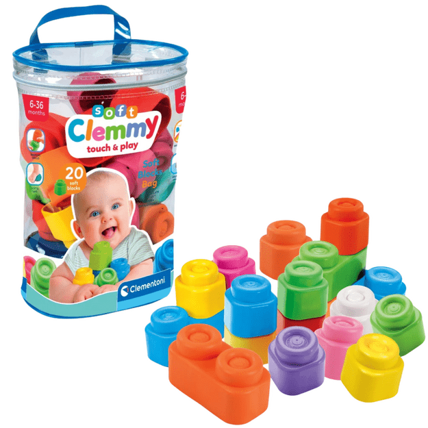 20 minkštų kaladėlių „Clementoni“ 17877