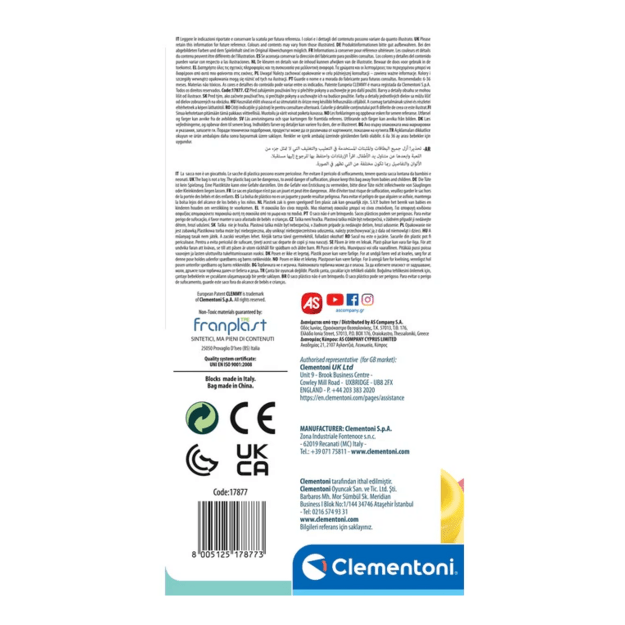 20 minkštų kaladėlių „Clementoni“ 17877 5