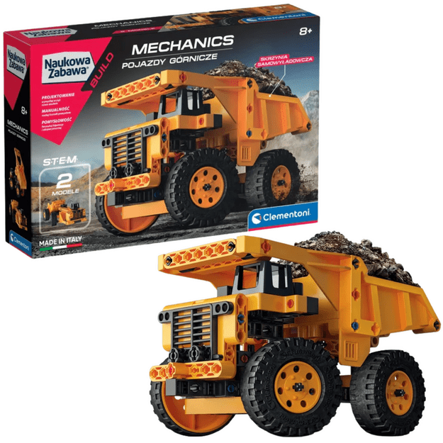 Scientific Fun Mechanics Laboratory Mining Vehicles Clementoni 50715